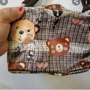 Insulated bear tote bag